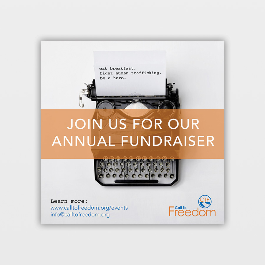 Call to Freedom Annual Fundraiser Social Post
