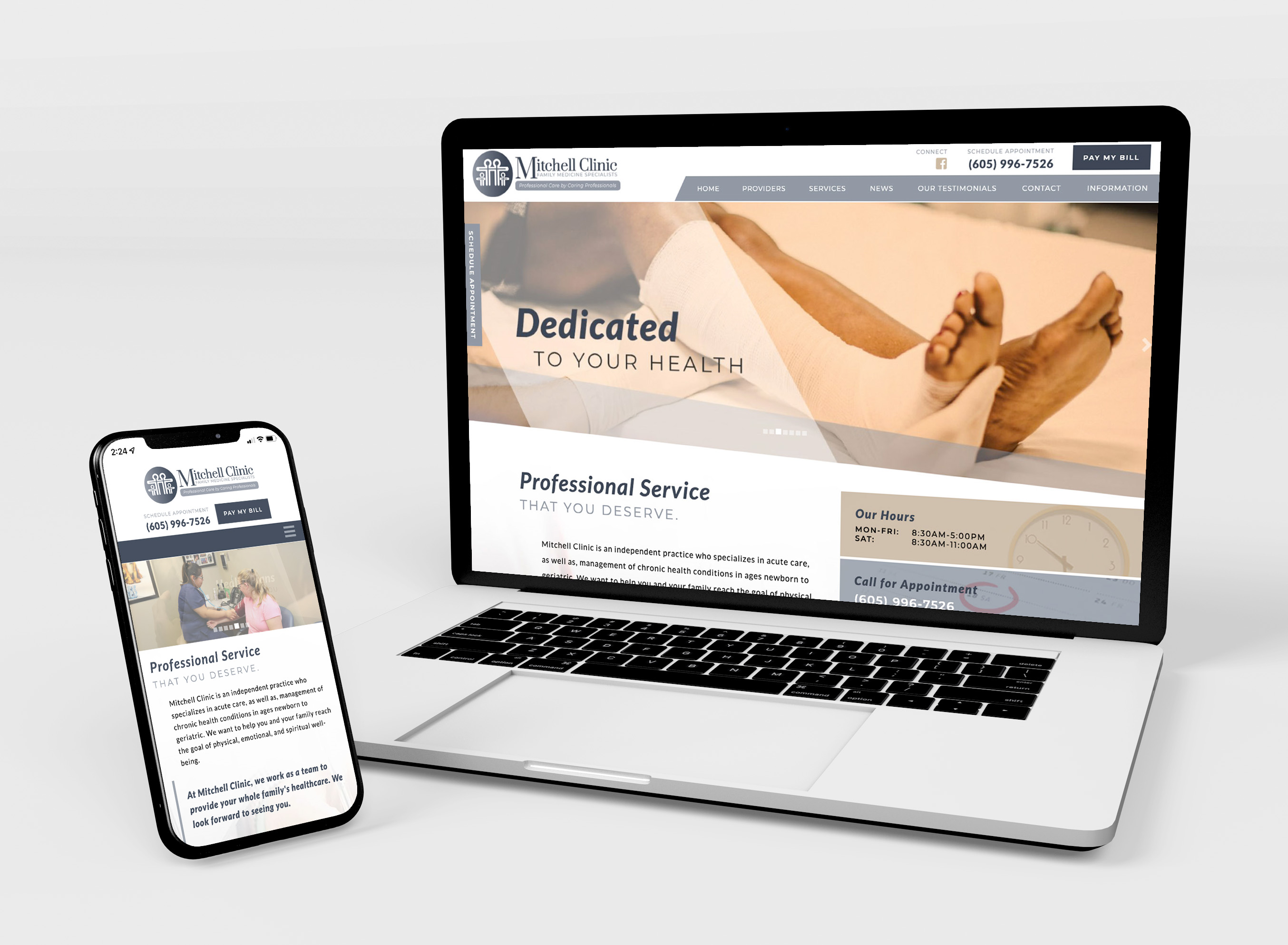 Mitchell Clinic Mockup