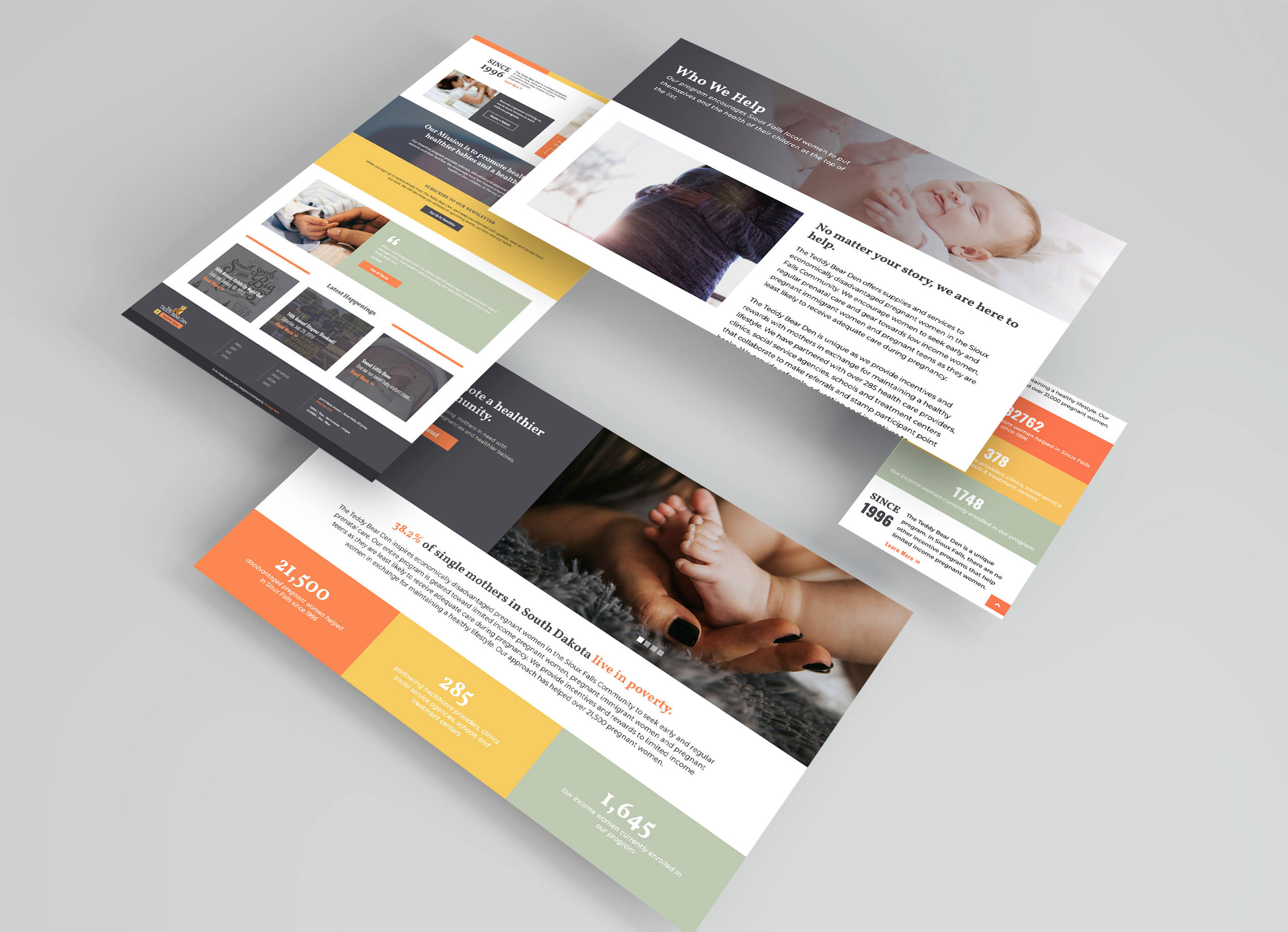 Teddy Bear Den Isometric Mockup