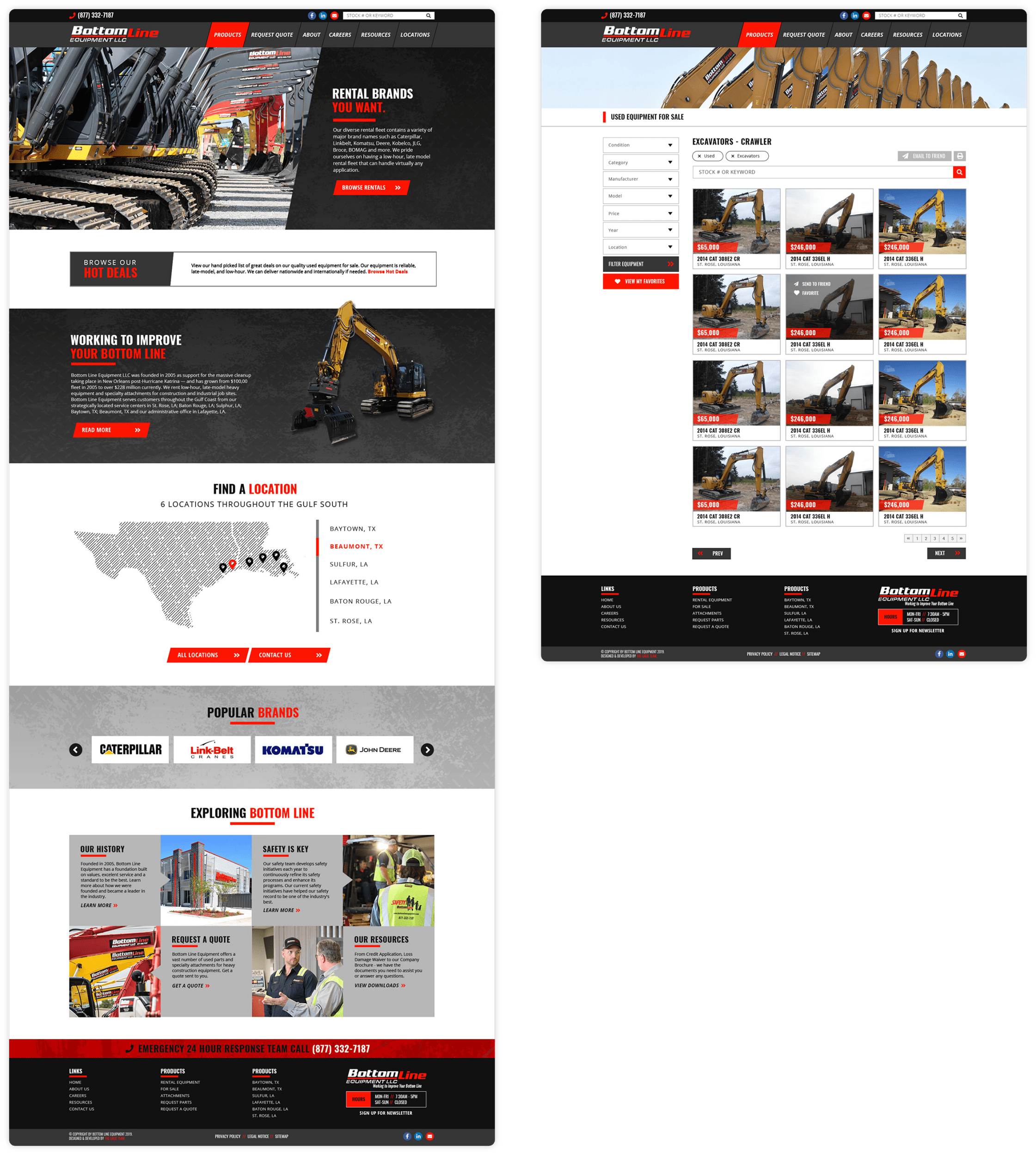 Bottom Line Equipment Mockups