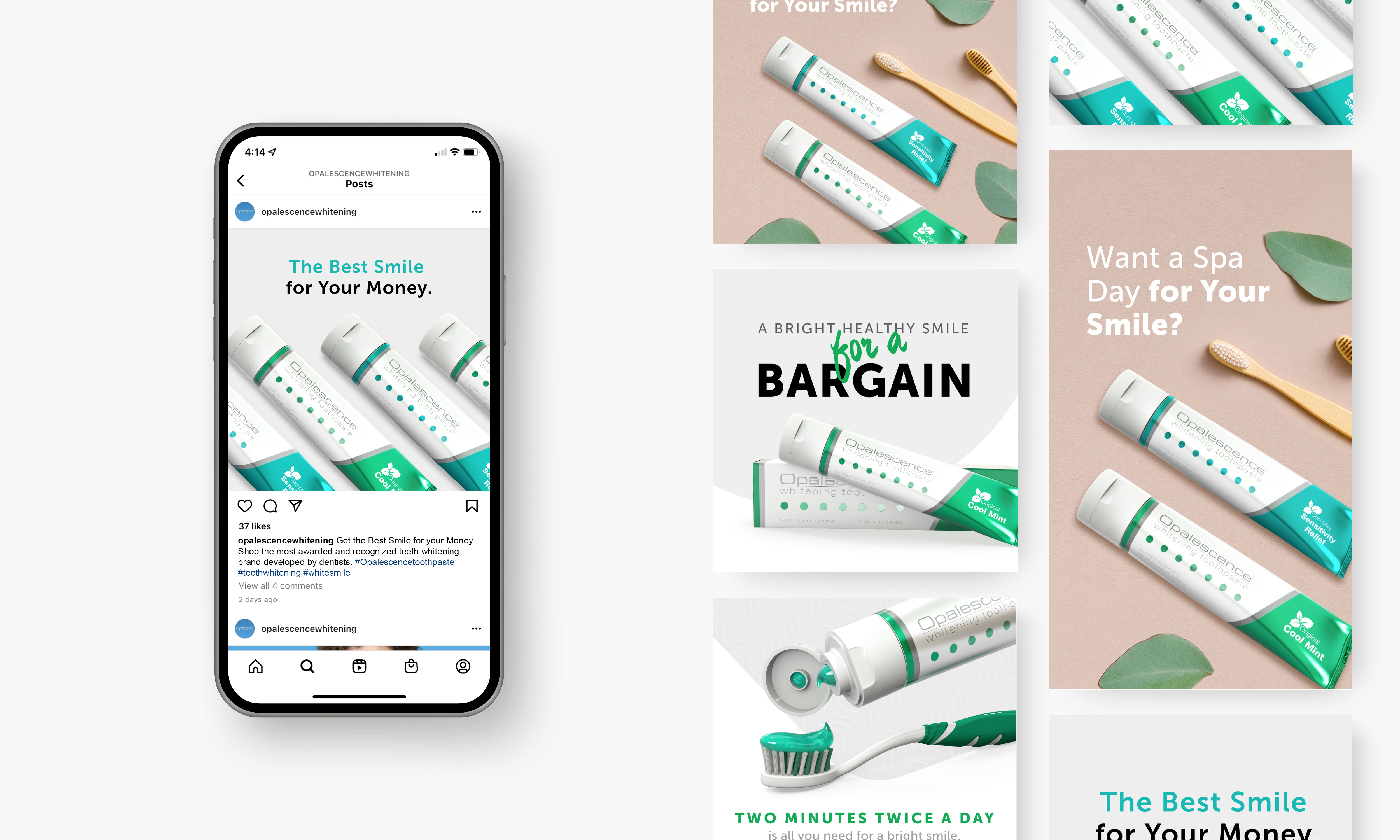 Opalescence Social Mockups